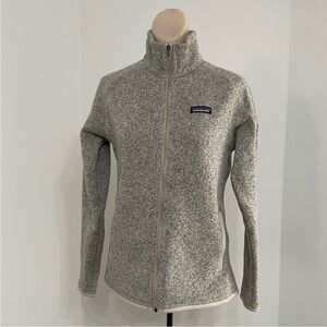 Patagonia Better Sweater Fleece Jacket / Full Zip / Small / Birch White